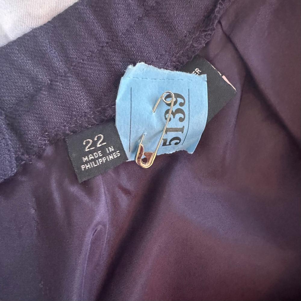 Women's Purple Pencil Skirt Size 22 - Picture 6 of 9